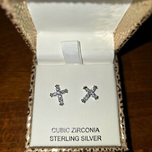 Rachel Ashwell Cross Earrings